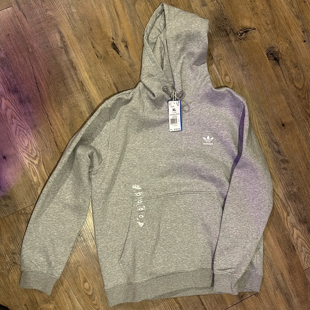 Adidas essential hoodie ambient sky, new never used